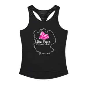 She Runs Women's Cool Smooth Workout Vest (Relaxed/Large Fit)
