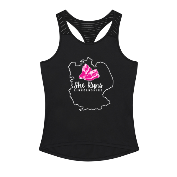She Runs Women's Cool Smooth Workout Vest (Relaxed/Large Fit)