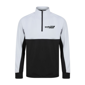 Scott Reid - Mens Quarter Zip (Black/White)