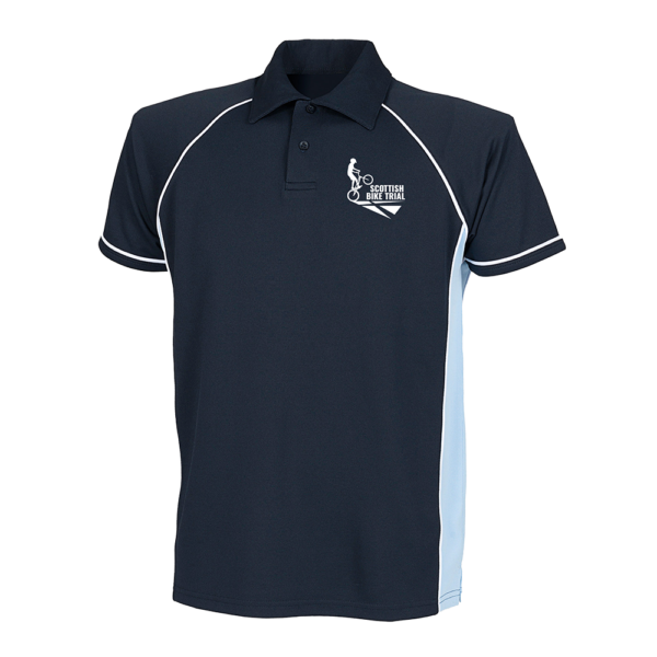 Scottish Bike Trials - Piped Poloshirt (Adults)
