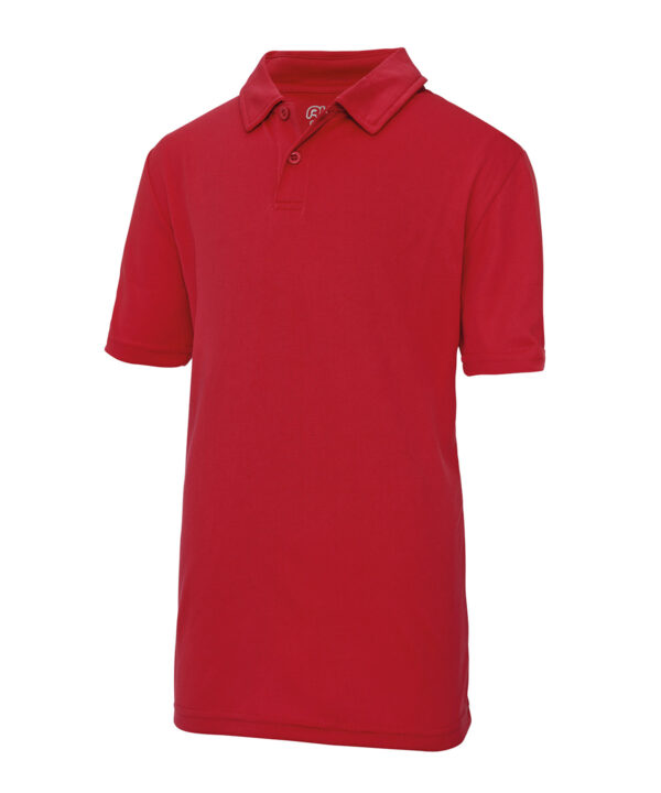 Just Cool - Kids Airtex Polo - Image 9