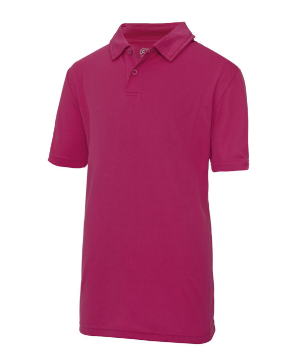 Just Cool - Kids Airtex Polo - Image 11