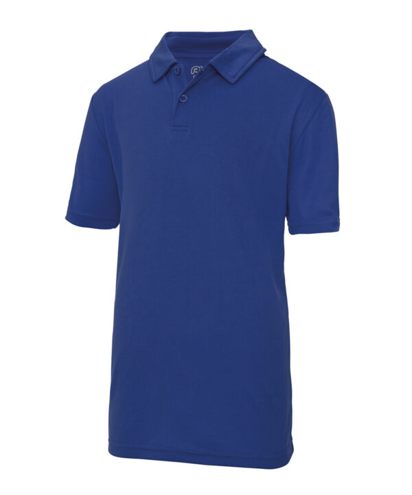 Just Cool - Kids Airtex Polo - Image 3