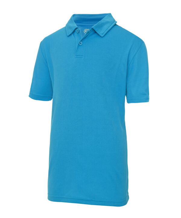 Just Cool - Kids Airtex Polo - Image 4