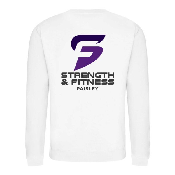 Strength & Fitness Sweatshirt (White) - Image 2