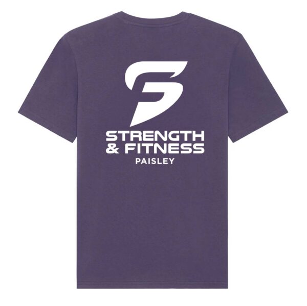 Strength & Fitness T-Shirt (Purple) - Image 2