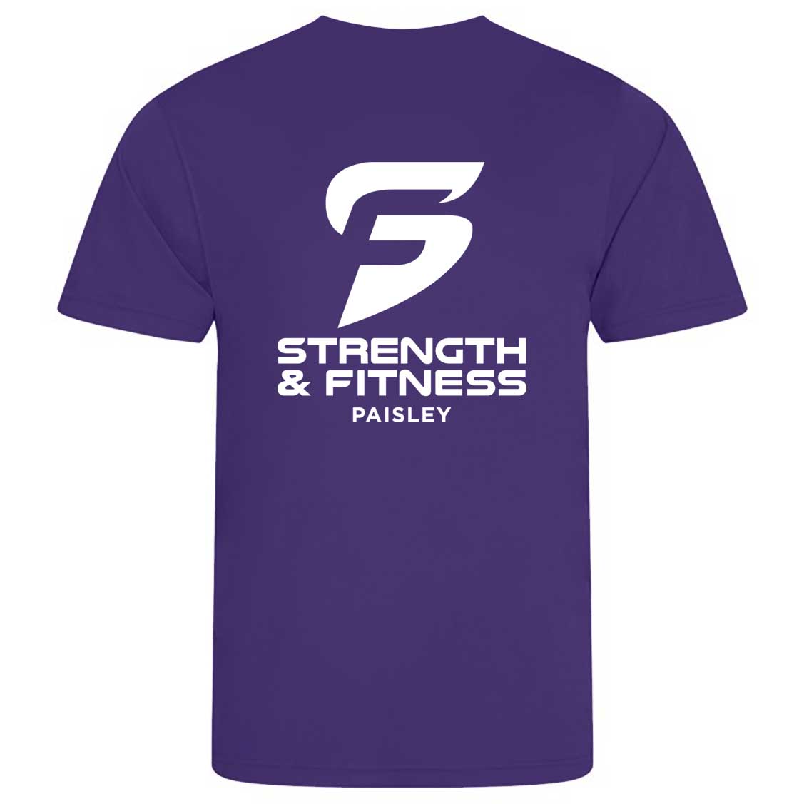 Strength & Fitness Tech T-Shirt (Purple) - Image 2