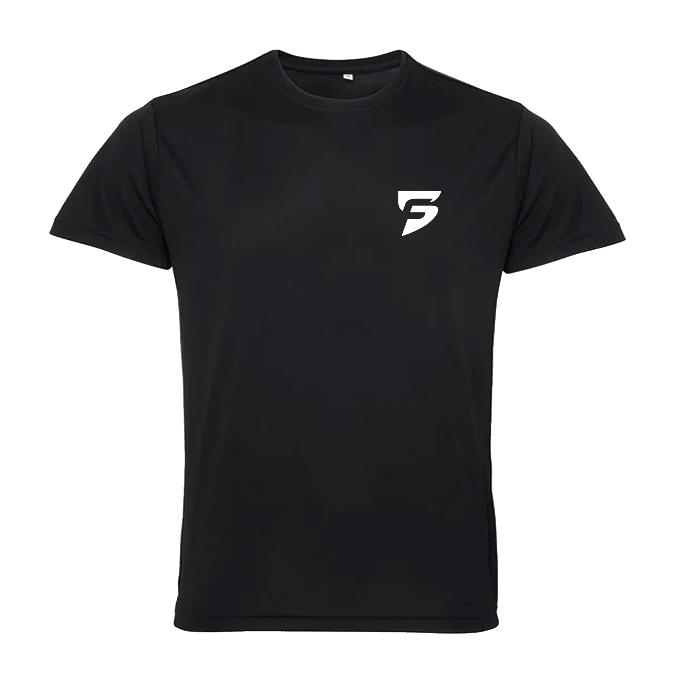 Strength & Fitness Tech Cotton T-Shirt (Black)