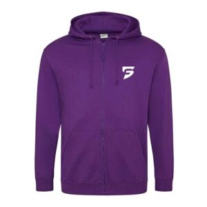 Strength & Fitness Zipper Hoodie (Purple)