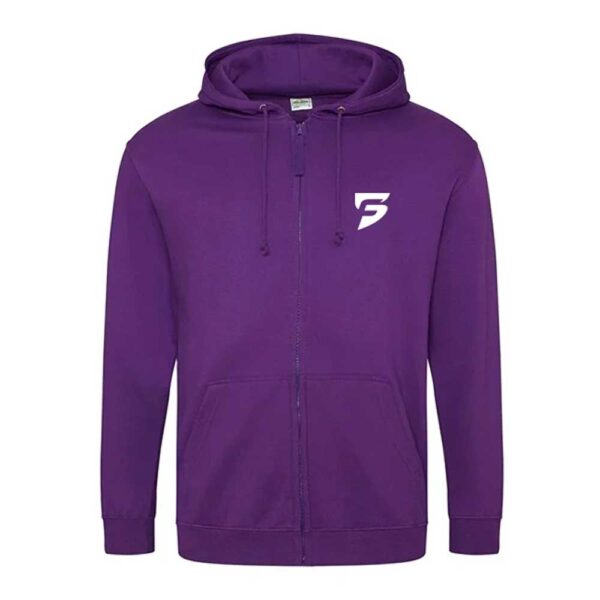 Strength & Fitness Zipper Hoodie (Purple)