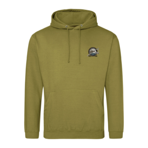 River Girvan Fhing Club Hoodie Khaki