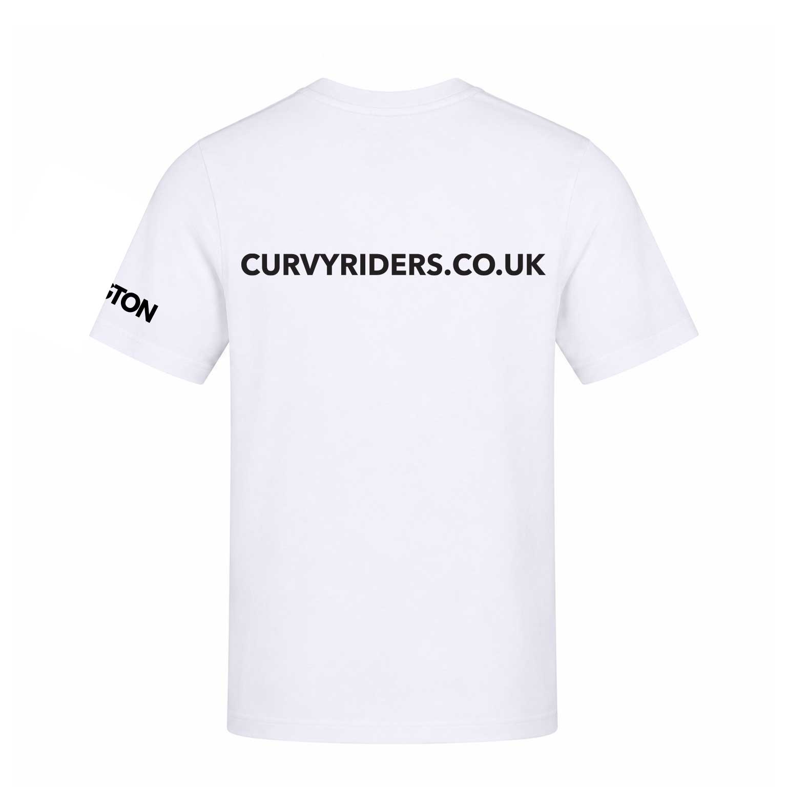 Curvy Riders Tshirt - Arctic White (AT002) - Image 2