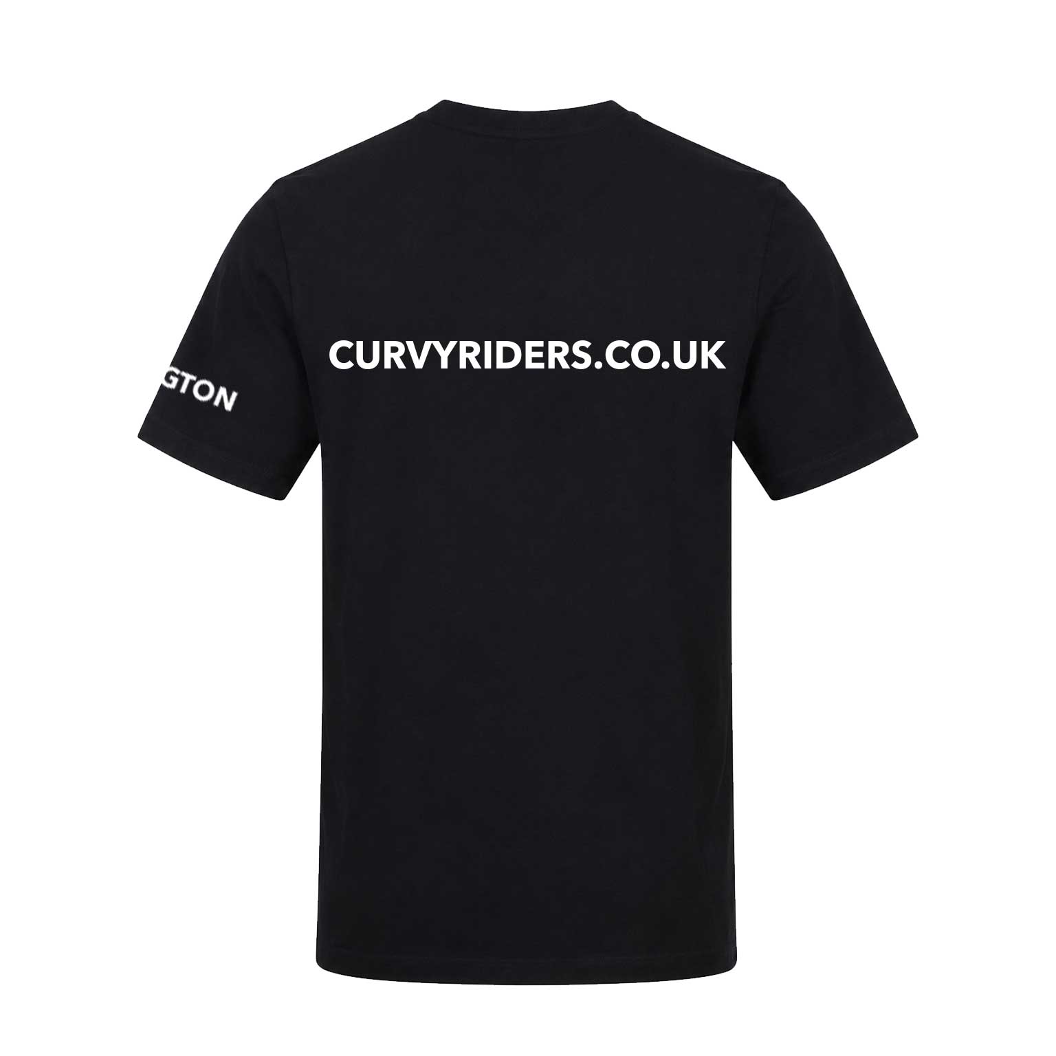 Curvy Riders Tshirt - Deep Black (AT002) - Image 2