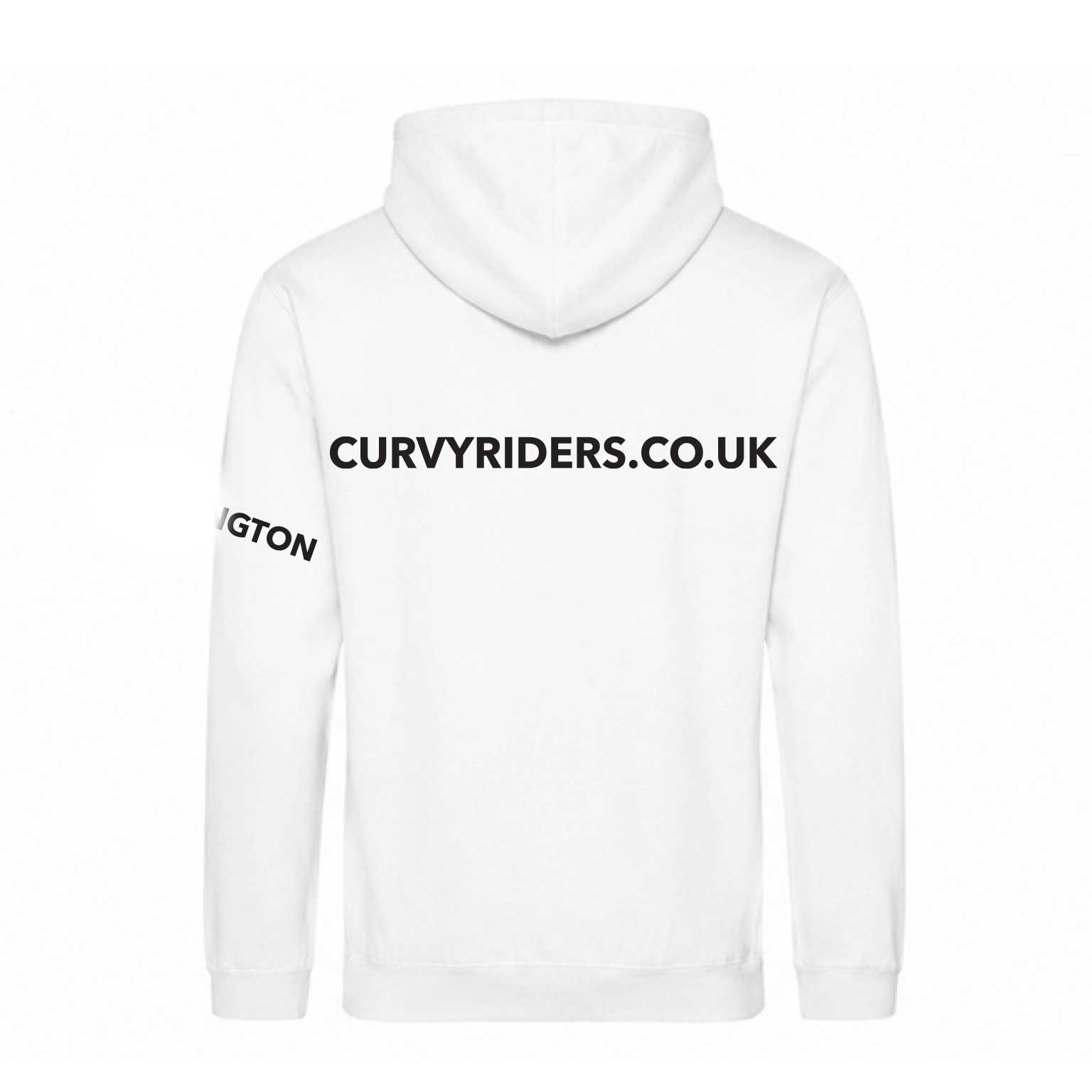 Curvy Riders Hoodie - Arctic White (JH001) - Image 2