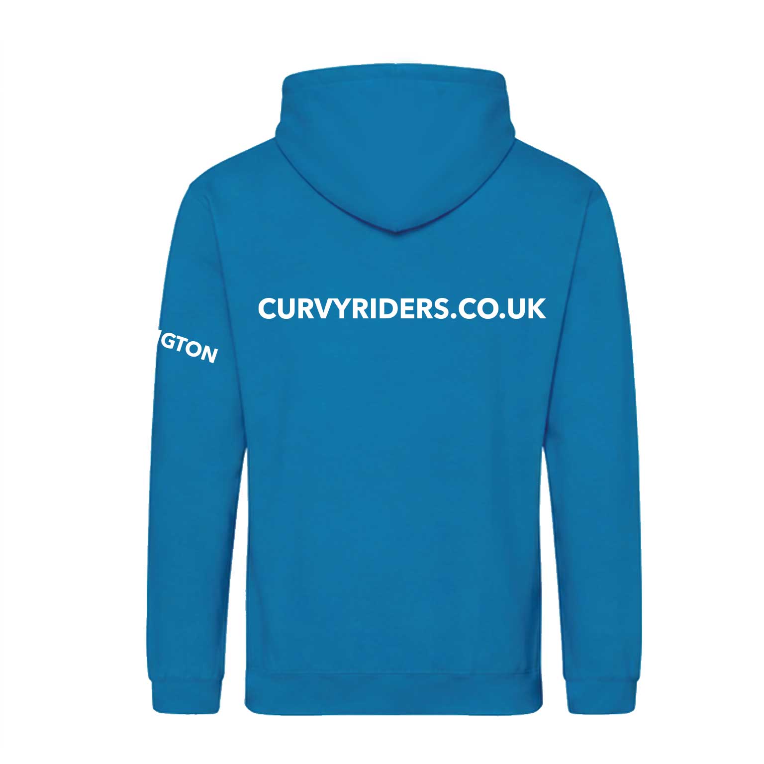 Curvy Riders Hoodie - Sapphire Blue (JH001) - Image 2