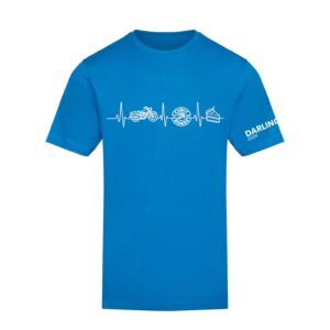 Curvy Riders Tshirt - Sapphire Blue (AT002)