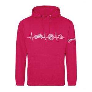 Curvy Riders Hoodie - Hot Pink (JH001)